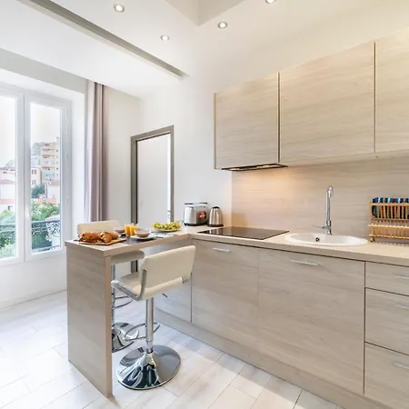 Portes De Monaco, 2 Pieces Renove - Aa Apartment